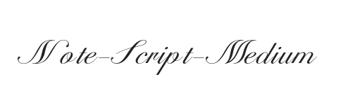 Note Script Medium