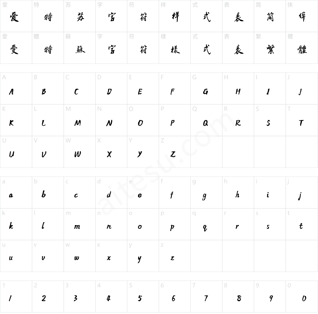 方正字迹-董河山行书 简繁