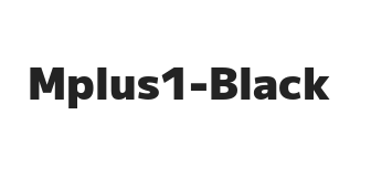 Mplus 1 Black