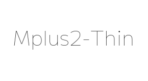 Mplus 2 Thin