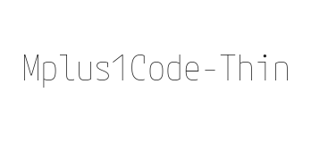 Mplus 1 Code Thin