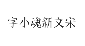 字小魂新文宋