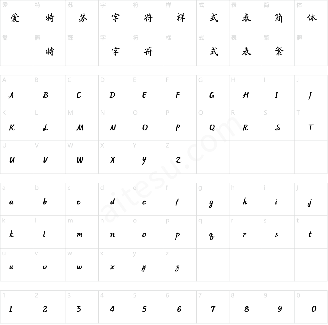 方正字迹-姚铁力魏碑 简