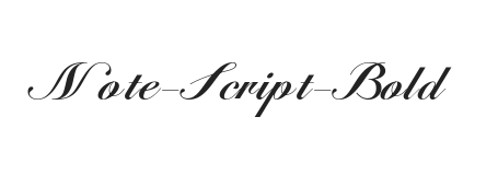 Note Script Bold