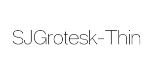 SJGrotesk Thin