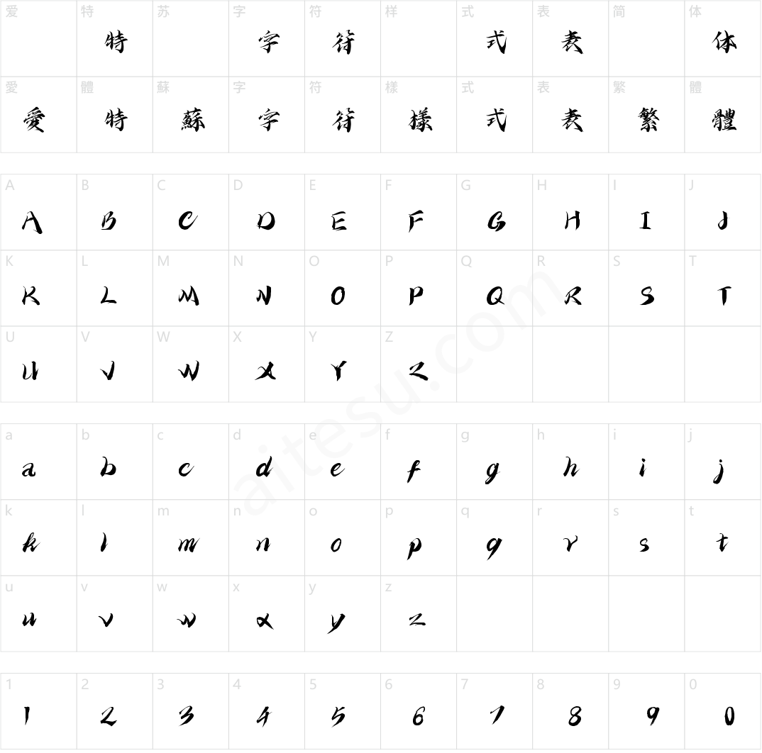 字嶼雲遊手書TC